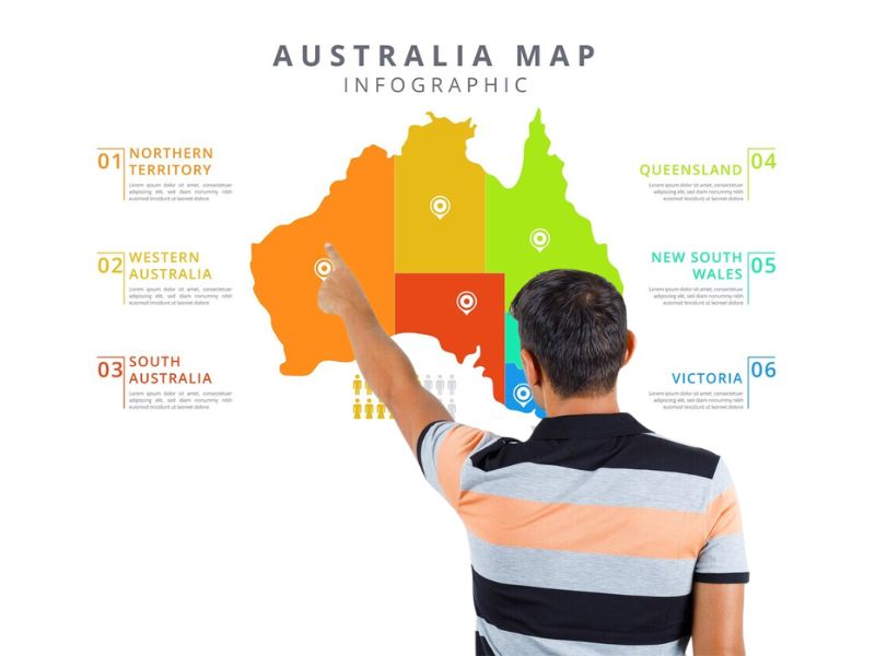 men choosing where to livinvg in australia
