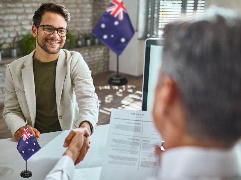 job interview in australia